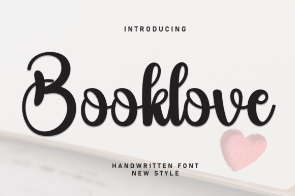 Booklove: A Handwritten Font for Authentic Branding