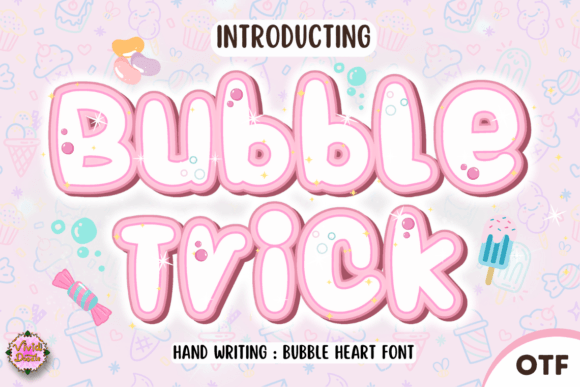 Bubble Trick: A Festive Display Font for Editorial Design