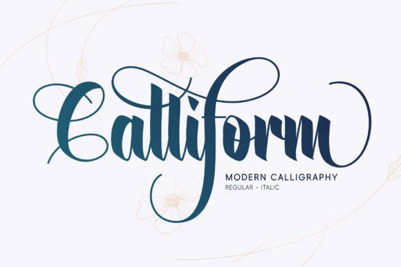 Calliform: A Modern Script Typeface for Digital Design