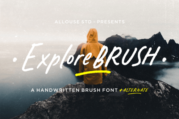 Explorebrush: A Versatile Script Font for Dynamic Campaigns