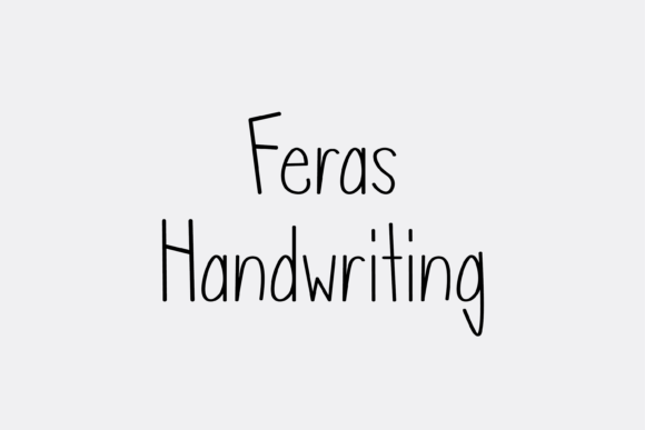 Feras: The Handwritten Font That Builds Trust for Small Brands