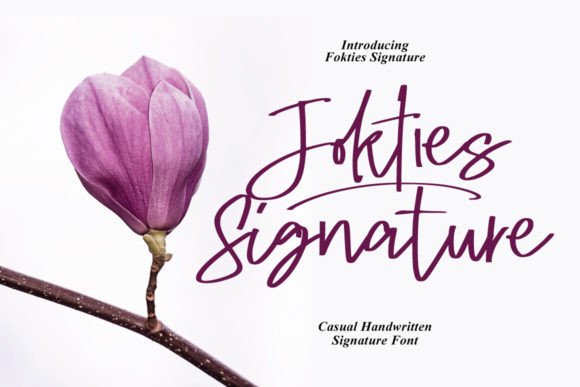 Fokties: A Script Font That Elevates Campaign Visuals