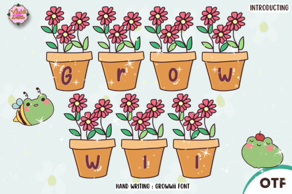 Growwii: The Festive Script Font for Handmade Brands