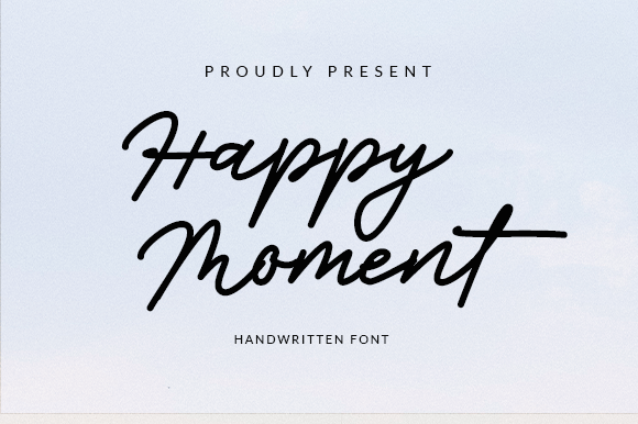 Happy Moment: A Modern Script Font for Web Design