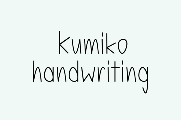 Kumiko: A Friendly Handwritten Typeface for Branding