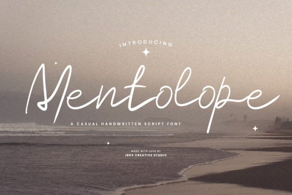 Mentolope Font Review: A Handwritten Typeface for Small Business Branding