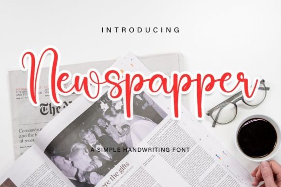 Newspapper Review: A Bold Script for Modern Branding