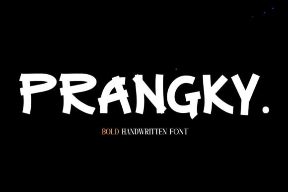 Prangky: A Quirky Handwritten Font for Editorial Design