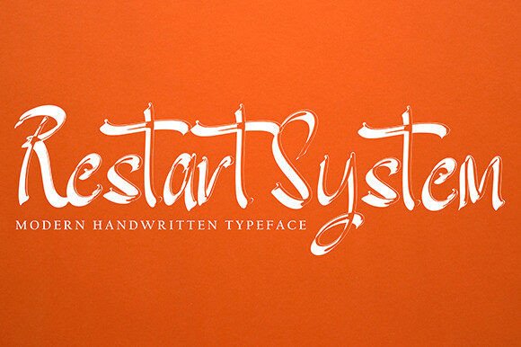 Restart System Font Review for Social Campaigns