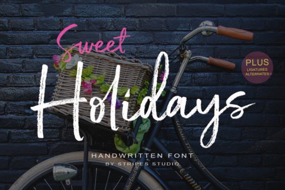 Sweet Holidays Font: A Polished Script for Small Business Branding