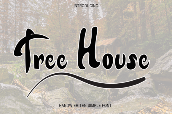 Tree House Font: Handwritten Style for Bold Branding