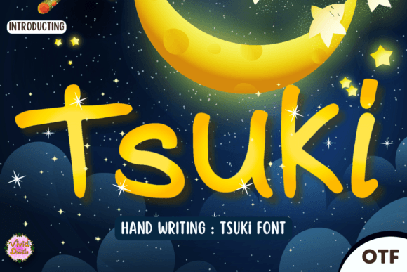 Tsuki: A Festive Script Font for Small Business Branding