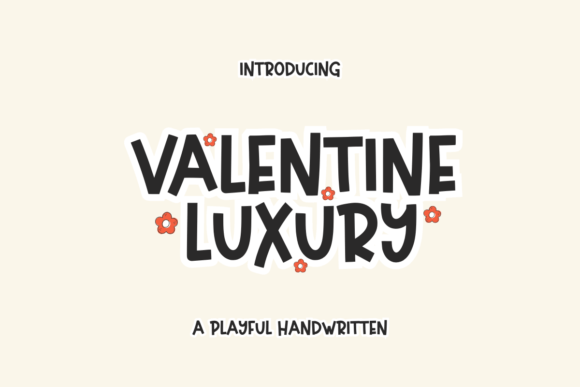 Valentine Luxury: A Handwritten Font for Makers
