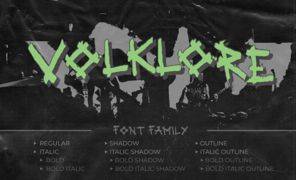 Volklore Font Review: A Punk Typeface for Bold Web Design
